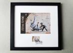 Banksy (1974) - FCK PTN! ( !) Framed Postcard + 2, Antiek en Kunst, Kunst | Schilderijen | Modern