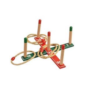 Ringwerpen | Outdoor Games (12-delig, Hout), Kinderen en Baby's, Speelgoed | Buiten | Los speelgoed, Nieuw, Verzenden