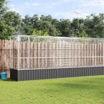 vidaXL Volière met verlengstuk 1250,5x107x212 m staal, Verzenden, Nieuw