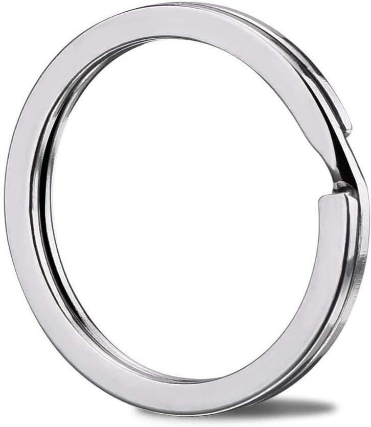 Platte Sleutelringen 26mm (Buitenmaat) 100 stuks, Doe-het-zelf en Verbouw, IJzerwaren en Bevestigingsmiddelen, Verzenden