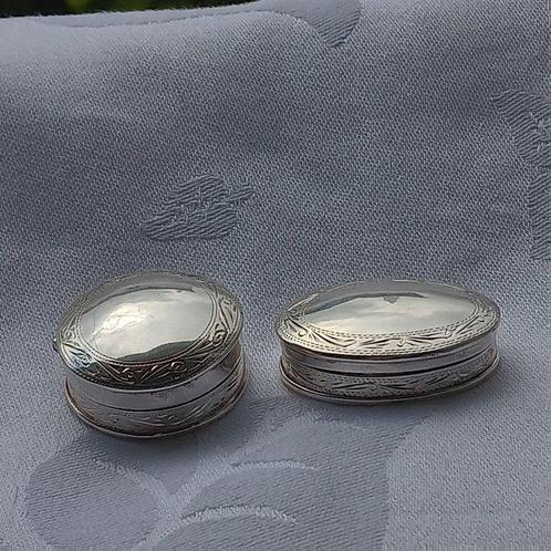 Pillendoosje (2) - .925 zilver, Antiek en Kunst, Antiek | Goud en Zilver