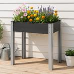 Kweektafel Beverwijk plantenbak 75x40x75 cm donkergrijs [en., Tuin en Terras, Bloembakken en Plantenbakken, Verzenden, Nieuw