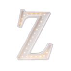 Houten letter lamp Z – handgemaakt en sfeervolle verlicht., Kinderen en Baby's, Kinderkamer | Inrichting en Decoratie, Ophalen of Verzenden