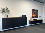 Set! Zwevend tv + dressoir meubel Zwart | In diverse kleuren, Nieuw, 150 tot 200 cm, Overige houtsoorten, 25 tot 50 cm
