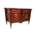 Ladekast - Gekleurd hout - Charles de Gaulle Commode, Antiek en Kunst, Antiek | Meubels | Stoelen en Banken