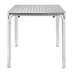 Bistro tafel - Vierkant - Stapelbaar - Aluminium - 70 cm - U, Verzenden