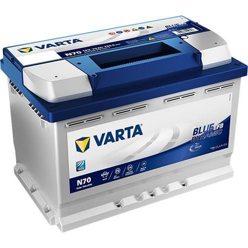 Varta Blue Dynamic EFB N70 accu | 570 500 076 | 12V 70Ah, Auto-onderdelen, Accu's en Toebehoren, Ophalen of Verzenden