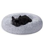 hondenbed kattenbed zacht pluche 70 cm grijs PGW039G01, Dieren en Toebehoren, Hondenmanden, Nieuw, Stof, Ophalen of Verzenden