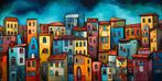 Felix van Horst - Colorful Cityscape (XXL)