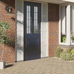 vidaXL Raamfolie strepenpatroon mat 45x500 cm PVC, Verzenden, Nieuw