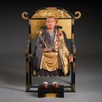 Grote zittende figuur die Sôtô-sect Zen-meester, Antiek en Kunst