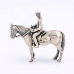 NO RESERVE - J. Gelderblom - Ruiter te paard - Beeldje -, Antiek en Kunst