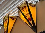 Set wandlampen Amsterdamse School stijl - Wandlamp (2) -, Antiek en Kunst
