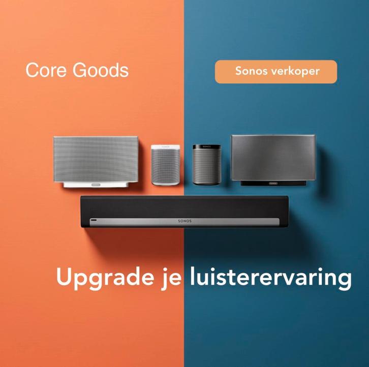Sonos – Play 1, Play 5 &amp; Playbar – 1 jaar Garantie - Set, Audio, Tv en Foto, Luidsprekers, Minder dan 60 watt, Refurbished