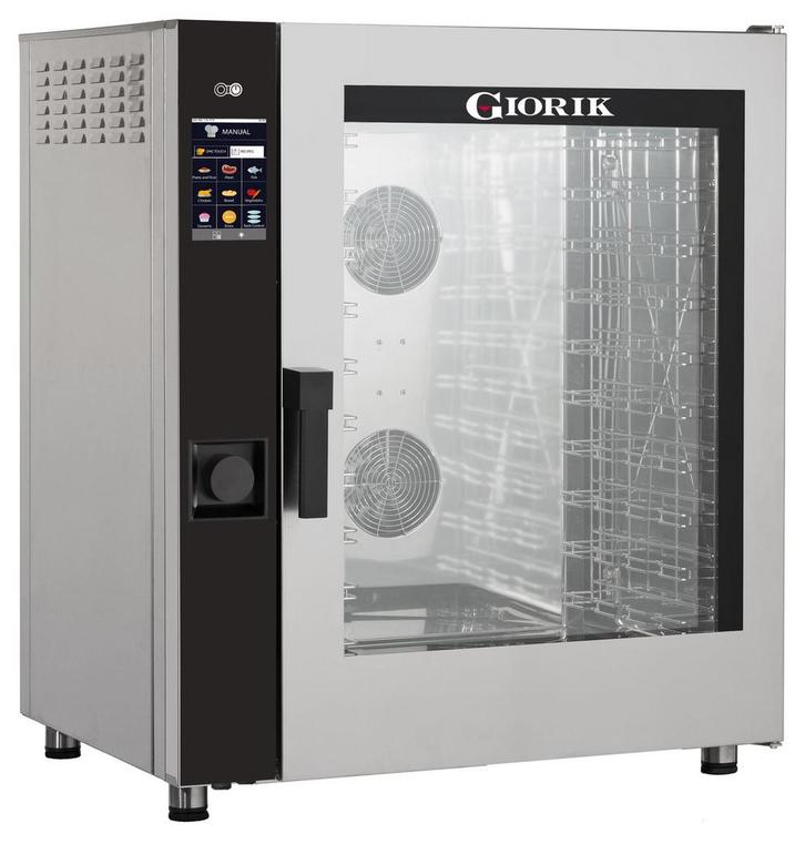 GIORIK ELEK. CONVECTIE-/ STOOMOVEN 10X 1/1 GN OF 600X400, Zakelijke goederen, Horeca | Keukenapparatuur, Verzenden