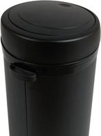 2dekans | Umuzi schoonmaak Prullenbak 50L - Rond - Mat zwart, Huis en Inrichting, Woonaccessoires | Prullenbakken, Ophalen of Verzenden