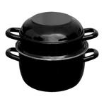 Mosselpan geëmailleerd - Ø 12cm, Verzenden, Nieuw in verpakking