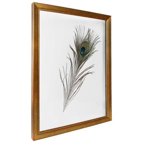 Fotolijst Dubbelglas Goud A4, Huis en Inrichting, Woonaccessoires | Lijsten, Ophalen of Verzenden