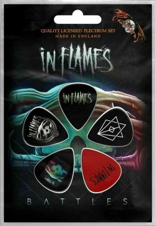 In Flames Plectrum Battles 5-pack officiële merchandise, Verzamelen, Overige Verzamelen, Nieuw, Ophalen of Verzenden