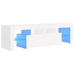 Wit TV Meubel met LED | Retourdeal | Ruime Opberg, 100 tot 150 cm, Nieuw, Ophalen of Verzenden, Minder dan 100 cm