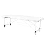 Inklapbare Massagetafel Aluminium 3 Zones Wit – Lichtgewicht, Ophalen of Verzenden, Nieuw