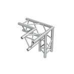 Retourdeal - BeamZ Truss P33-C33 driehoek truss 90° 3-weg ho, Verzenden, Zo goed als nieuw
