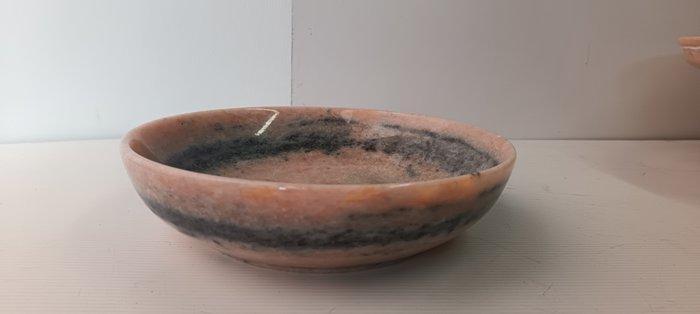 Fruitschaal (2) - Marmer - voortreffelijk roze en grijs, Antiek en Kunst, Curiosa en Brocante