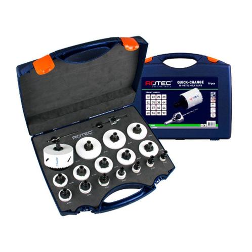 Rotec Gatzagenset Quick-change 527 - SDS-Plus, 19-delig.,, Doe-het-zelf en Verbouw, Gereedschap | Boormachines, Nieuw, Verzenden
