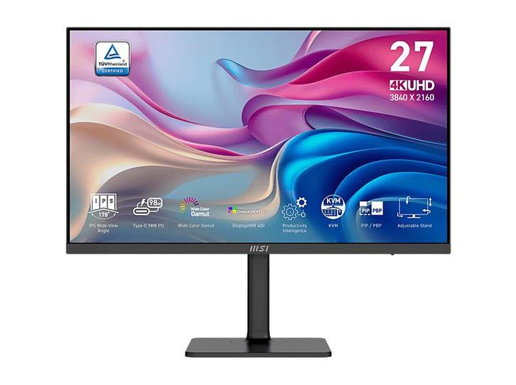 Msi - Ultra HD 4K  Monitor - 27 inch, Computers en Software, Monitoren, IPS, Ultra HD (4K), Nieuw, Verzenden