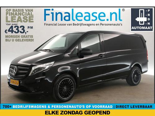 Mercedes-Benz Vito 114 CDI Lang AUT Airco Cruise Cam €433pm, Auto's, Bestelauto's, Lease, Automaat, Diesel, Mercedes-Benz, Zwart