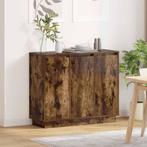 vidaXL Dressoir met LED in Gesmokwood - 90x32x75 cm -, Huis en Inrichting, Minder dan 45 cm, Verzenden, Nieuw, 70 cm of meer