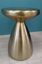 Bijzettafel - Metaal - Vintage Goud, Nieuw