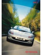 2003 TOYOTA MR2 BROCHURE NEDERLANDS, Boeken, Auto's | Folders en Tijdschriften, Nieuw, Author, Toyota