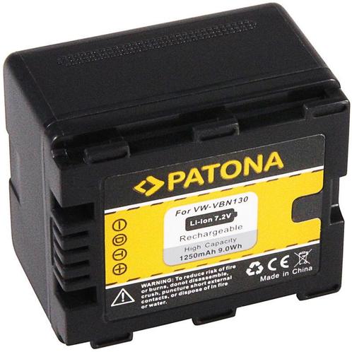 Panasonic VW-VBN130 accu (Patona), Audio, Tv en Foto, Accu's en Batterijen, Nieuw, Verzenden