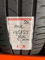 2x Michelin 195 55 16 *ZOMER* 5MM gratis montage, Band(en), 16 inch, Gebruikt, Personenwagen