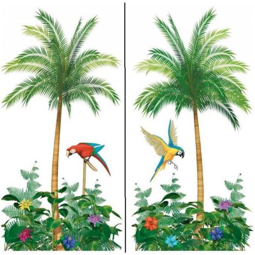 Decoratie palmbomen papier - Scenesetters, Hobby en Vrije tijd, Feestartikelen, Verzenden