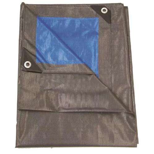 Talen Tools Afdekzeil 210gr/m2 6x10m - Duurzaam, Grijs/Blauw, Auto diversen, Aanhangwagen-onderdelen, Nieuw, Ophalen of Verzenden