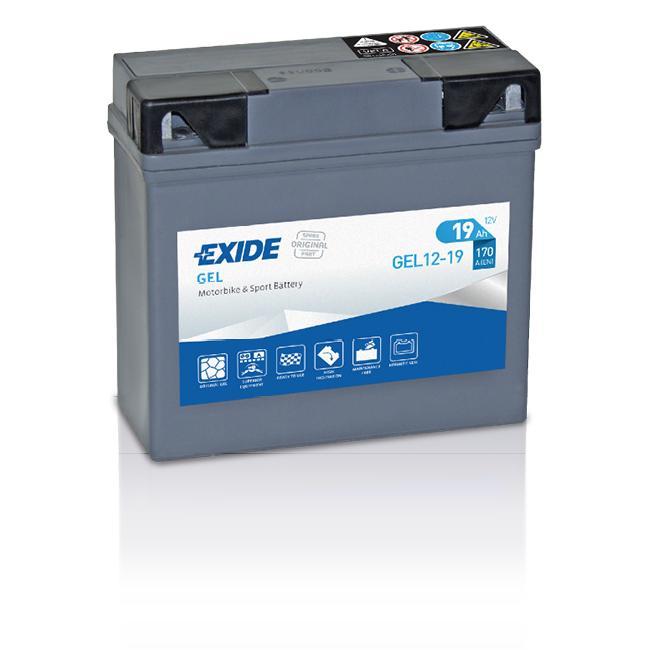 Exide GEL 12V accu | GEL12-19 | 12V 19Ah, Auto-onderdelen, Accu's en Toebehoren, Ophalen of Verzenden