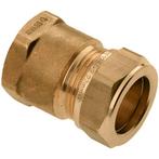 BONFIX messing knelkoppeling recht 35 x 5/4 binnendraad, Ophalen of Verzenden, Nieuw