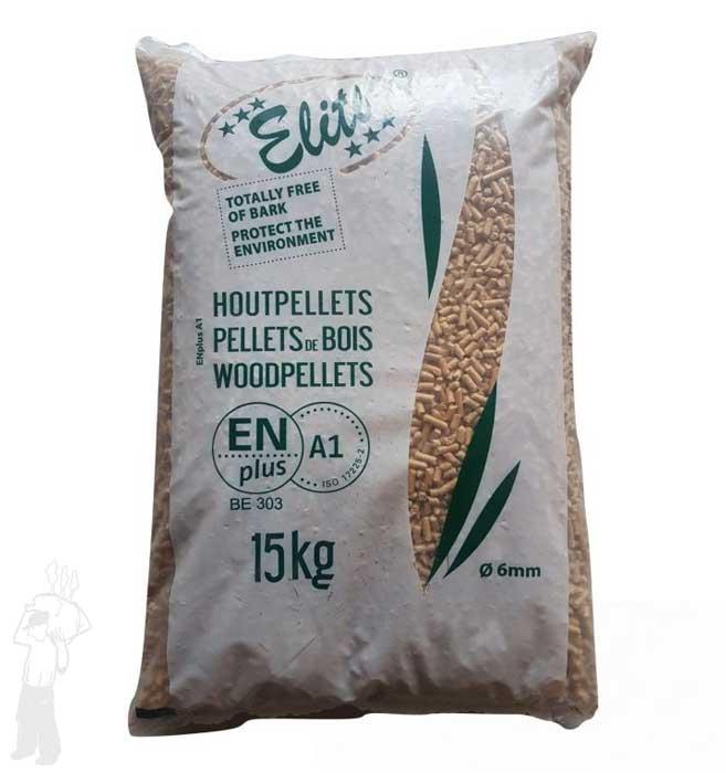 Elite Groen (975 kg) | houtpellets | ENplus A1 | Naaldhout, Tuin en Terras, Haardhout, Minder dan 3 m³, Verzenden