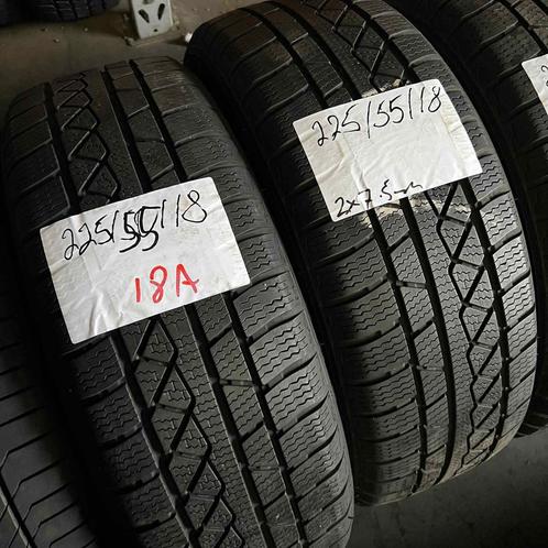 2 x Petlas 225-55-18 Winterbanden 7,5mm, Auto-onderdelen, Banden en Velgen, 18 inch, Winterbanden, 225 mm, Personenwagen, Gebruikt