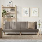 vidaXL Slaapbank stof taupe, Huis en Inrichting, Verzenden, Nieuw, Stof, 200 tot 250 cm
