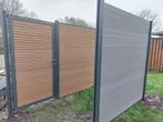 Wpc composiet schutting, Tuin en Terras, Ophalen, Kunststof, 1 tot 2 meter, 6 meter of meer