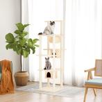 vidaXL Kattenmeubel met sisal krabpalen 169 cm crèmekleurig, Dieren en Toebehoren, Katten-accessoires, Verzenden, Nieuw