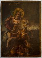 Icoon - Hout - Sint Joris en de Draak