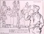 De arbeiderspers spreekt de media toe op spotprent (Lithos), Antiek en Kunst, Kunst | Litho's en Zeefdrukken, Verzenden