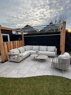 Metropolitan 4 Seasons Outdoor loungeset Latte cappuccino, Tuin en Terras, Tuinsets en Loungesets, Verzenden, 6 zitplaatsen, Loungeset