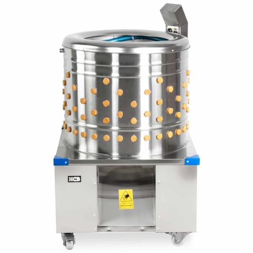 HCB Gevogelte plukmachine - verrijdbaar - 300 st/u - 230V, Zakelijke goederen, Horeca | Keukenapparatuur, Nieuw in verpakking