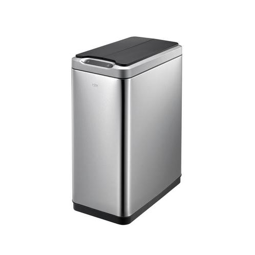 EKO Phantom Sensor Bin 20+20 ltr - Mat RVS /Zwart, Huis en Inrichting, Woonaccessoires | Prullenbakken, Nieuw, Verzenden