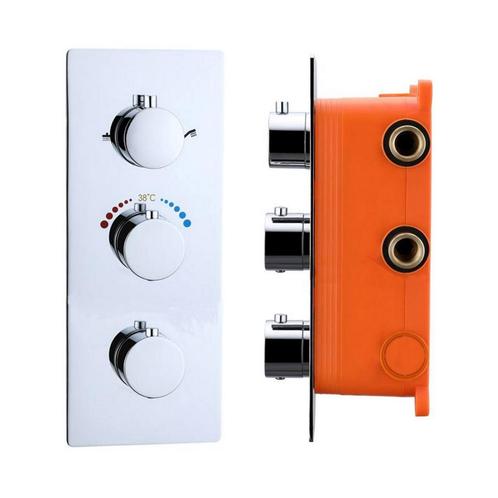Inbouw Thermostaat Best Design Magna box 3 Weg 1/2 Ronde, Doe-het-zelf en Verbouw, Sanitair, Ophalen of Verzenden